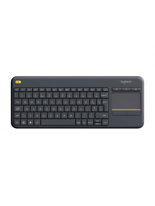 Клавиатура LOGITECH K400 PLUS WIRELESS TOUCH (BLACK) L920-007145