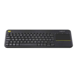 Keyboard LOGITECH K400 PLUS WIRELESS TOUCH (BLACK) (L920-007145)