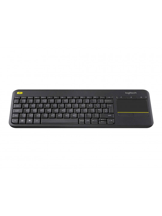 Keyboard LOGITECH K400 PLUS WIRELESS TOUCH (BLACK) L920-007145