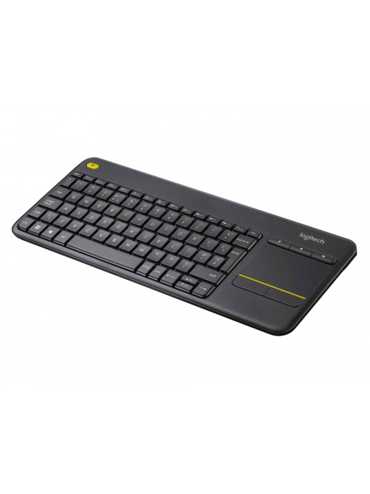 Keyboard LOGITECH K400 PLUS WIRELESS TOUCH (BLACK) L920-007145