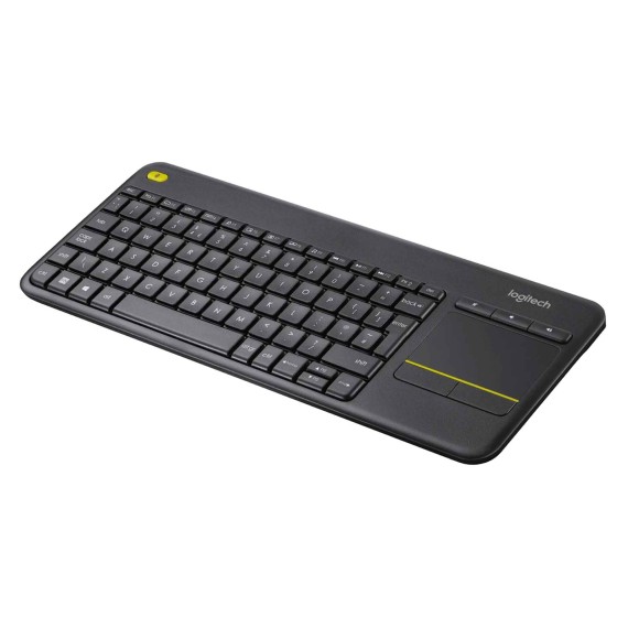 Keyboard LOGITECH K400 PLUS WIRELESS TOUCH (BLACK) (L920-007145)