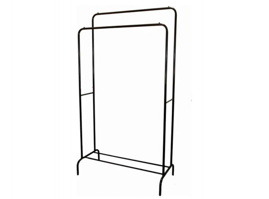 Հագուստի կախիչ UNISTOR MIR 2 WITH SHOE STAND H2 BLACK 80x38x152 (219610)