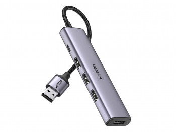 Usb-հանգույց UGREEN USB-A to 4 x USB 3.0+PD (GR) (20805)