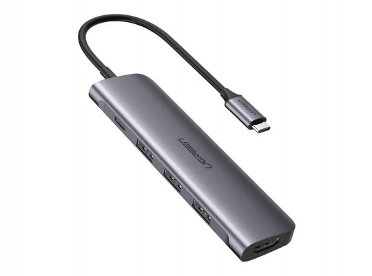 Usb-узел UGREEN 4 Port USB 3.0 + 1 HDMI+PD (SL) 50209