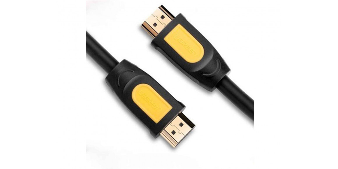 Cable UGREEN HDMI v1.4 HD101 Round Cable 0.75M (YL/BK) (10151)