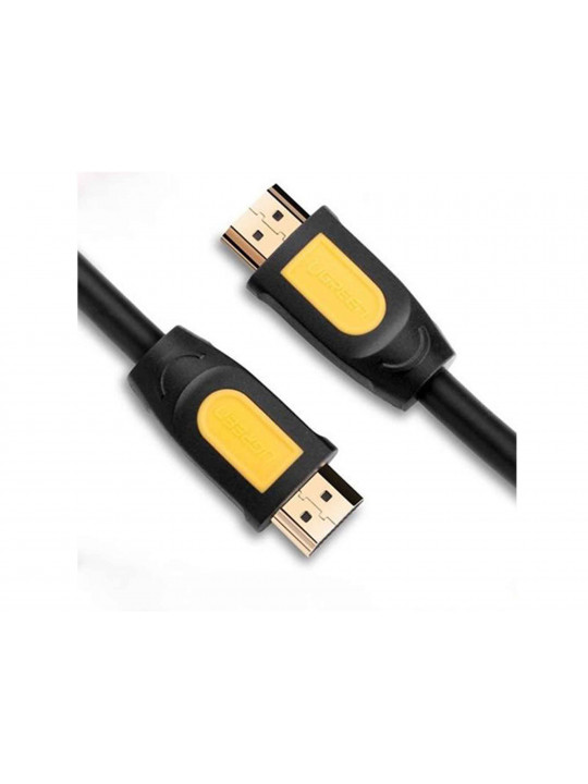 Cable UGREEN HDMI v1.4 HD101 Round Cable 0.75M (YL/BK) 10151