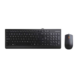 Keyboard LENOVO 300 USB Combo Keyboard & Mouse RU Layout (Black) (GX30M39635)