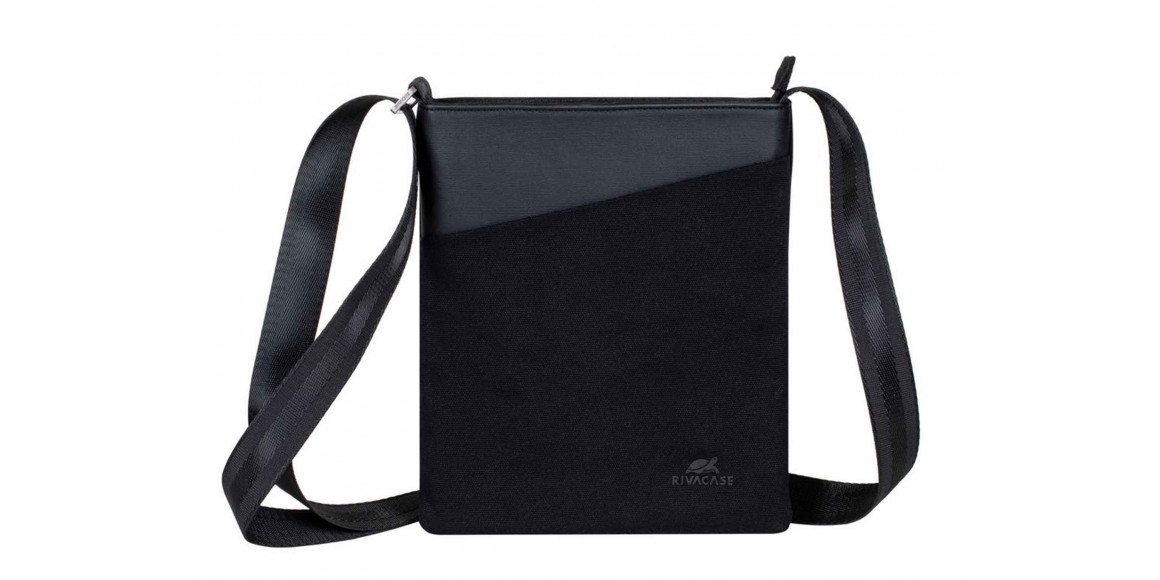 Сумки для ноутбука RIVACASE 8509 Canvas Crossbody 8 (Black) 