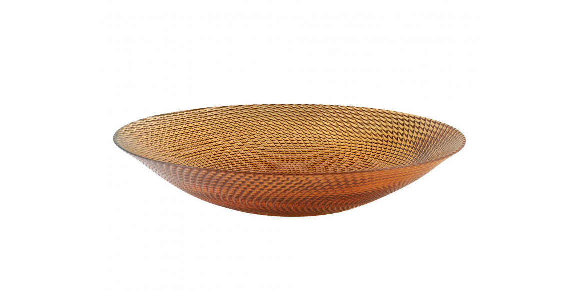 Bowl KOOPMAN 044200600 GLASS DIA AMBER 40CM (597494) 