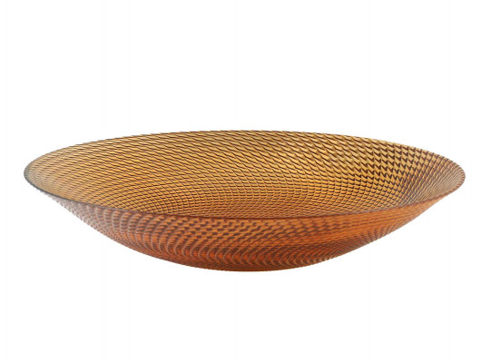 Bowl KOOPMAN 044200600 GLASS DIA AMBER 40CM (597494) 