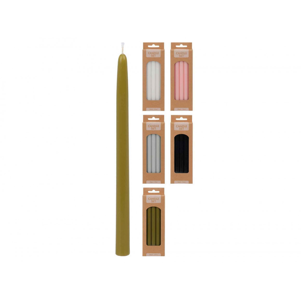 Մոմ KOOPMAN CANDLE 17CM TAPER SET OF 10 (S37700110)