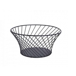 Fruit basket KOOPMAN 170452810 FRUIT BASKET METAL BLACK (093029) 