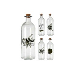 Jar KOOPMAN 170485230 BOTTLE WITH CORK LID 500ML (214803) 