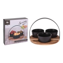 Тара KOOPMAN 278000510 SERVING SET STONEWARE 4ASS (202091)