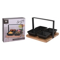 Тара KOOPMAN 278000520 SERVING SET STONEWARE 5ASS (202121)
