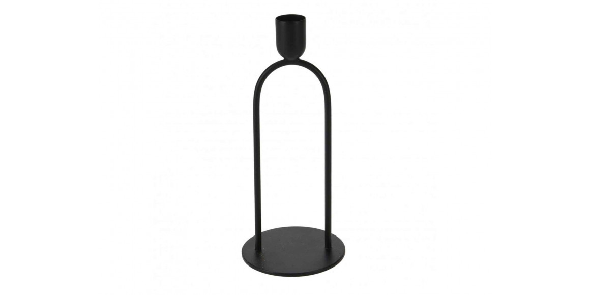 Candlestick KOOPMAN CANDLEHOLDER 20CM BLACK (A63100230)