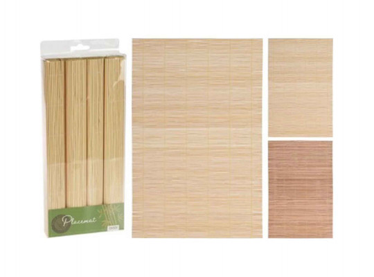 Սպասքի տակդիր KOOPMAN 836900040 PLACEMAT BAMBOO SET 4PC 2ASS (583773) 