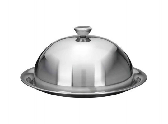 Тарелка KOOPMAN A12900000 S.STEEL BELL JAR WITH UNDER PLATE (936265) 