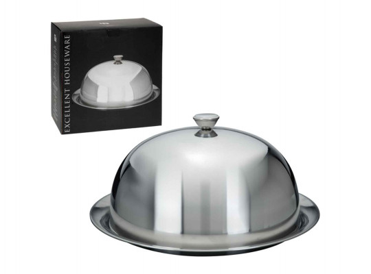 Тарелка KOOPMAN A12900010 S.STEEL BELL JAR WITH UNDER PLATE (936302) 