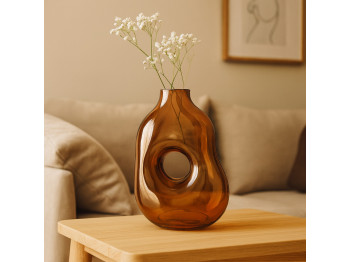 Vases KOOPMAN GLASS 18X10X25CM 2ASS CL (HZ1960220)