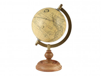 Декоративные акссесуары KOOPMAN GLOBE ON WOODEN BASE 5INCH (A56100600)