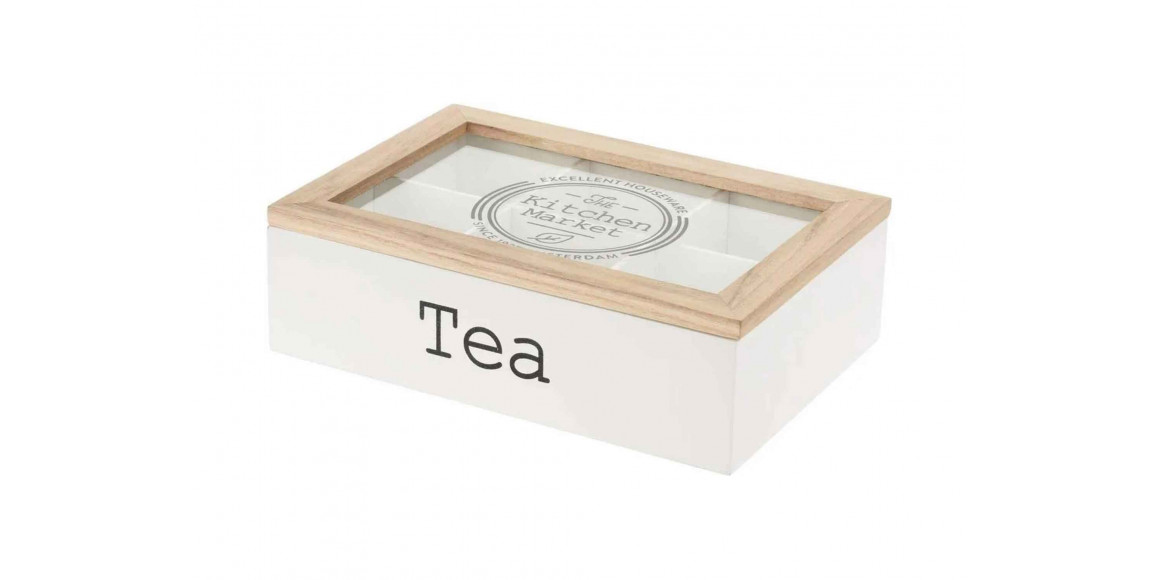 Արկղեր եվ զամբյուղներ KOOPMAN HZ1931020 TEA BOX MDF 6 COMPARTMENTS (221719) 