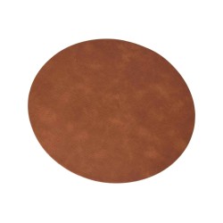 Сервировочная салфетка KOOPMAN HZ1952230 PLACEMATE PU ROUND BROWN 38CM (129220) 