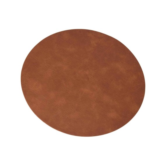Сервировочная салфетка KOOPMAN HZ1952230 PLACEMATE PU ROUND BROWN 38CM (129220) 