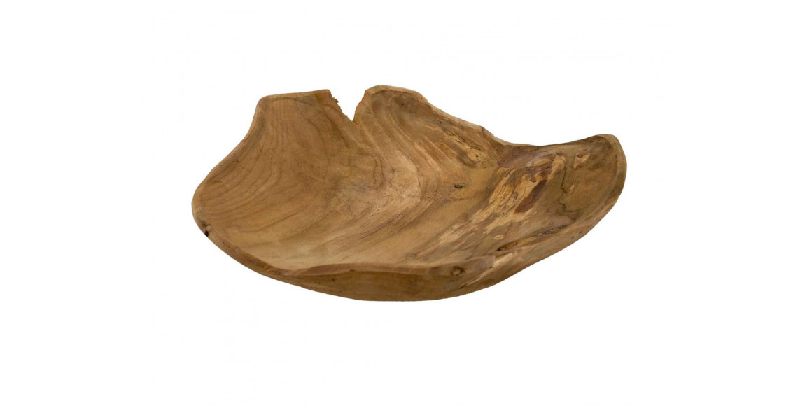 Тара KOOPMAN J11302180 SERVING BOWL ROUND TEAK ROOT WOOD 30CM (821868) 