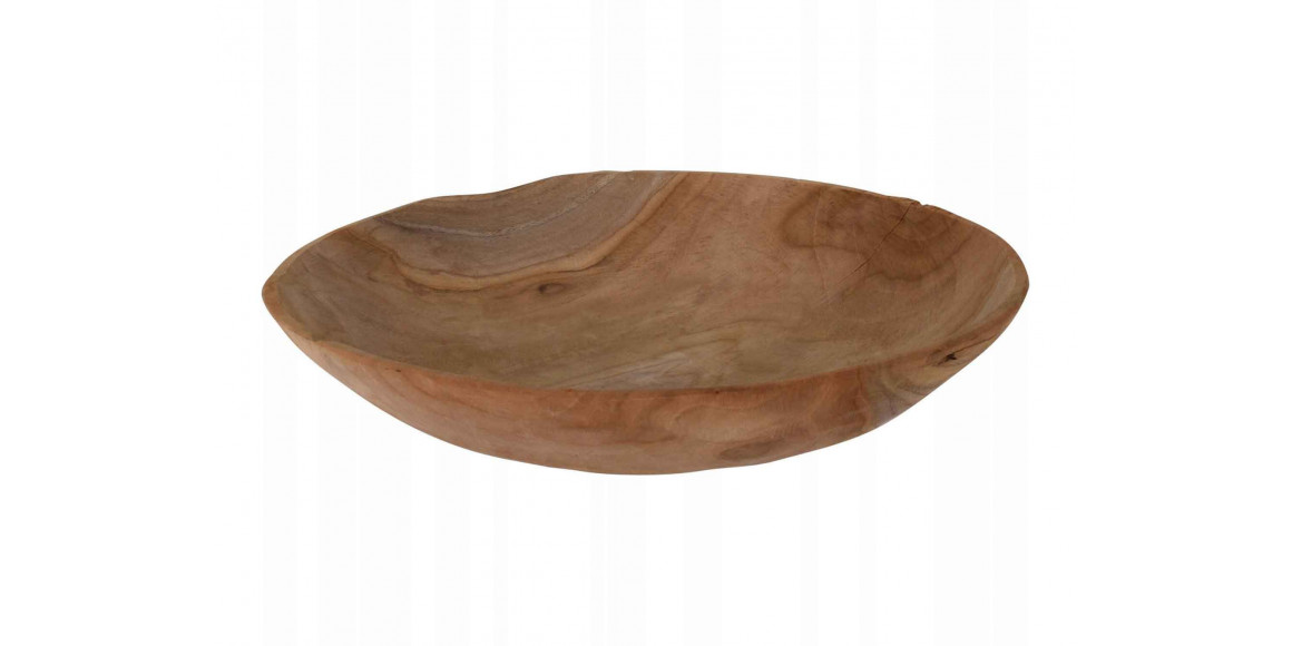 Տարա KOOPMAN J11302190 SERVING BOWL ROUND TEAK ROOT WOOD 40CM (821882) 