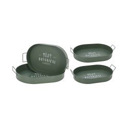 Tray KOOPMAN FZ1000650 SERVING TRAY SET 2PC GREEN (193917) 