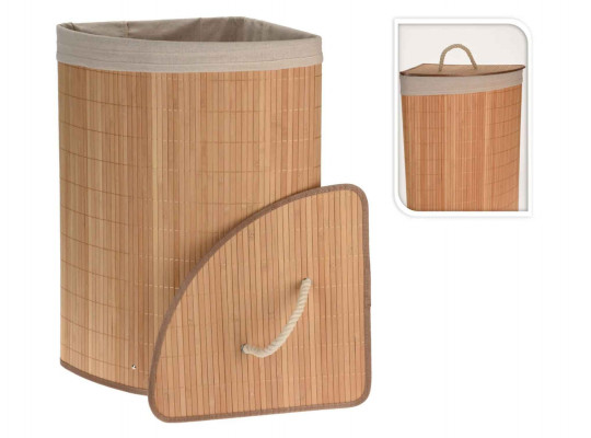 Լվացքի զամբյուղ KOOPMAN HX9100550 LAUNDRY BASKET BAMBOO CORNER SHAPE (138536) 