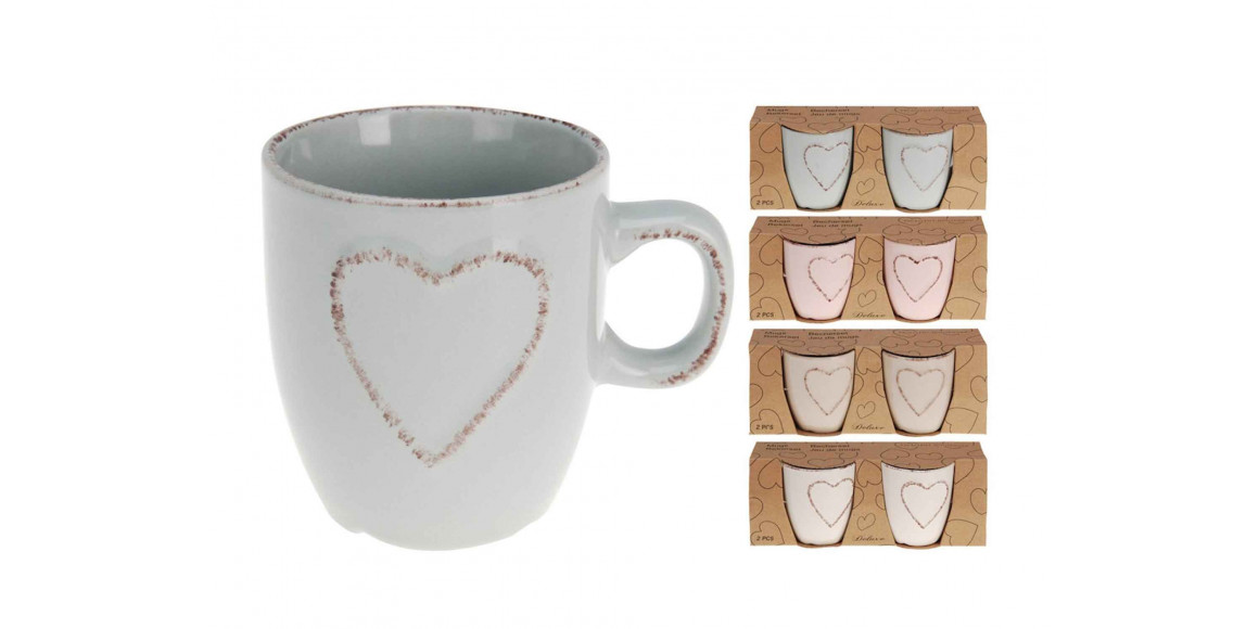 Բաժակների հավաքածու KOOPMAN Q75910100 MUG SET 150ML 2PCS 4ASS (196507)