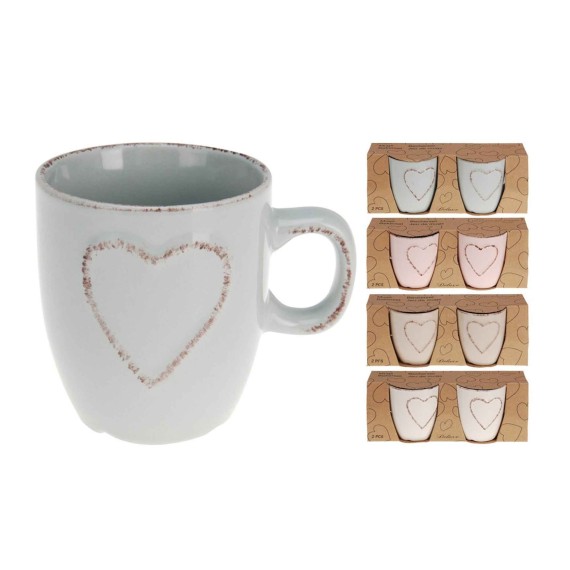 Բաժակների հավաքածու KOOPMAN Q75910100 MUG SET 150ML 2PCS 4ASS (196507)