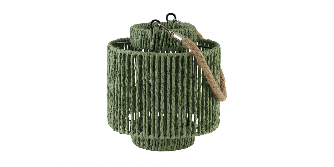 Մոմակալ KOOPMAN LANTERN GREEN 18.5X14CM (435000980)