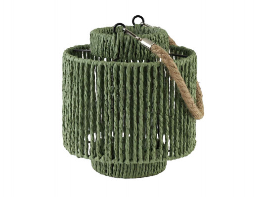 Մոմակալ KOOPMAN LANTERN GREEN 18.5X14CM (435000980)