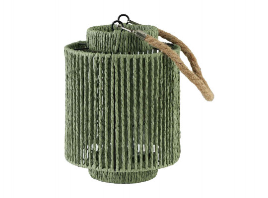 Candlestick KOOPMAN LANTERN GREEN D19.5XH19.5CM (435000950)