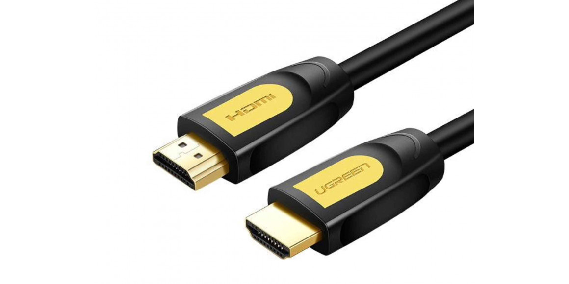Кабели UGREEN HDMI v1.4 HD101 Round Cable 1M (YL/BK) 10115