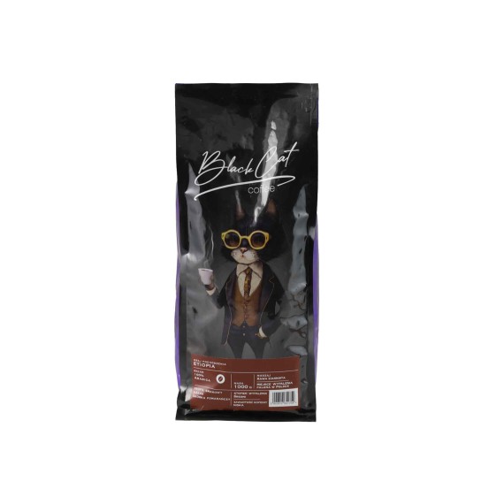 Кофейные зерна BLACK CAT ETIOPIA 100% ARABICA (250g)