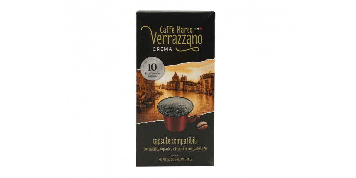 Coffee MARCO VERRAZZANO CREMA NESPRESSO 10 PSC