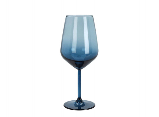 Բաժակ KOOPMAN 046100490 WINE GLASS BLUE 490ML 7267
