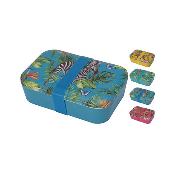Пищевые контайнеры KOOPMAN 177401370 LUNCHBOX BAMBOO/MELAMINE MIX 