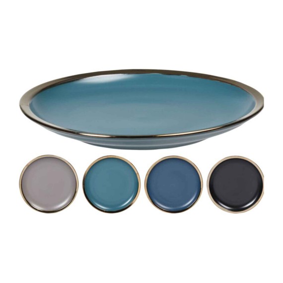 Тарелка KOOPMAN Q75102460 STONEWARE 4ASS (914645)