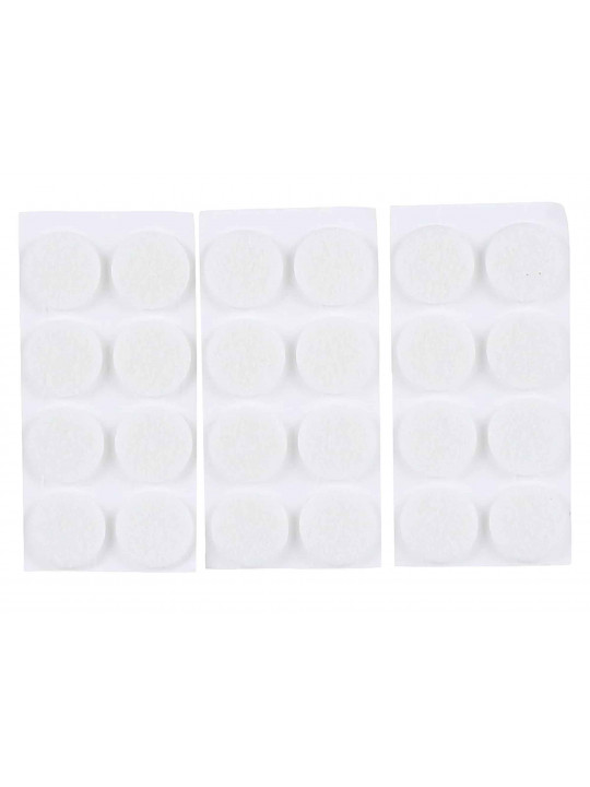Chairs protector PEDRINI 04GD201 ROUND FELT PROTECT 24PC WHITE 