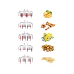 Rolling pin PEDRINI 04GD220 MULTIFUNCTION PASTRY CUTTER 