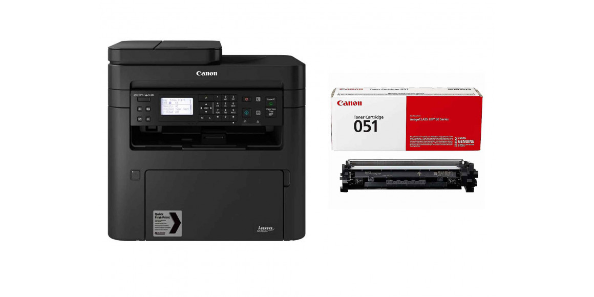 Printer CANON i-SENSYS MF264DW+TONER CANON CRG-051 BUNDLE 