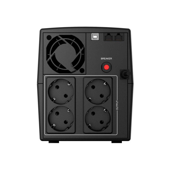 Источники бесперебойного питания (ups) NJOY KEEN 1000VA/600W (UPLI-LI100KE-CG01B)
