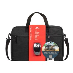 Сумки для ноутбука RIVACASE 8038 (BK) 15.6 + WIRELESS MOUSE 