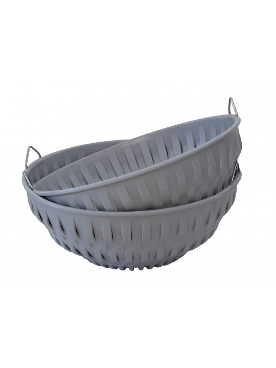Plastic commode LIMON 107852 FOR VEGETABLES ROUND N2 GREY(507407) 