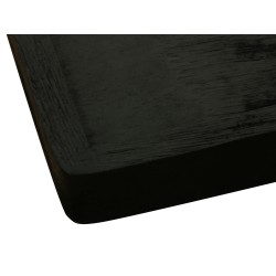 Tray KOOPMAN A66100220 MANGO WOOD BLACK 28CM (4671)